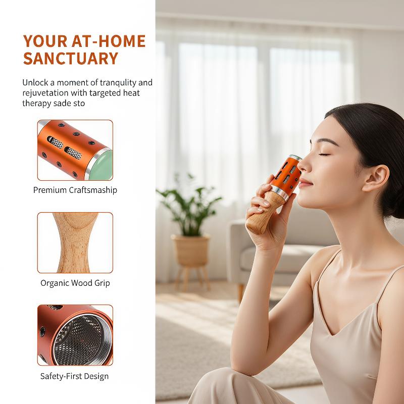 Luxury Skincare Tools - 360 ° Döner Yeşim Moxibustion Gua