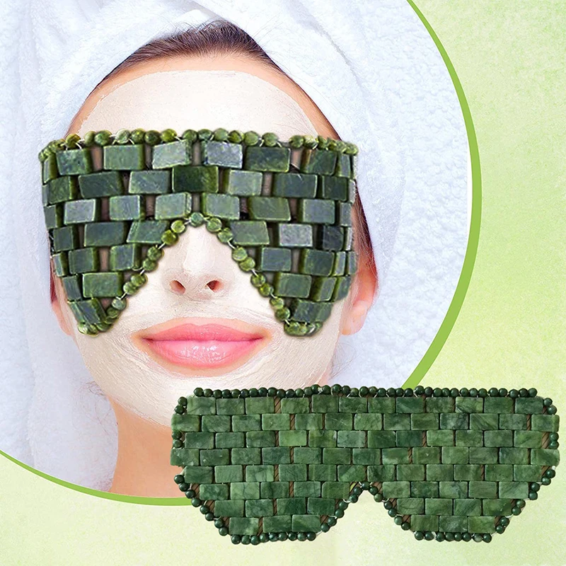 Luxury Skincare Tools - Yüz Soğutma Maskesi Yeşim Göz Maskesi