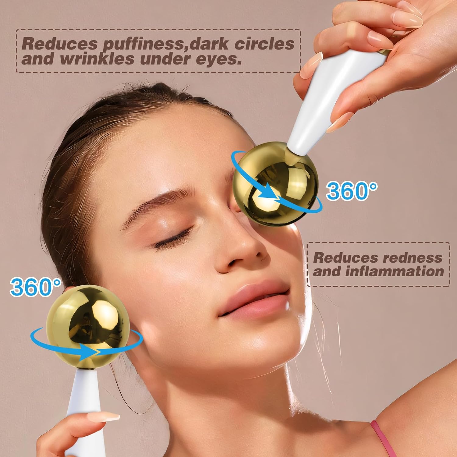 Yüz Gözler için Buz Küre Çelik - Luxury Skincare Tools incelemesi ve fiyatı