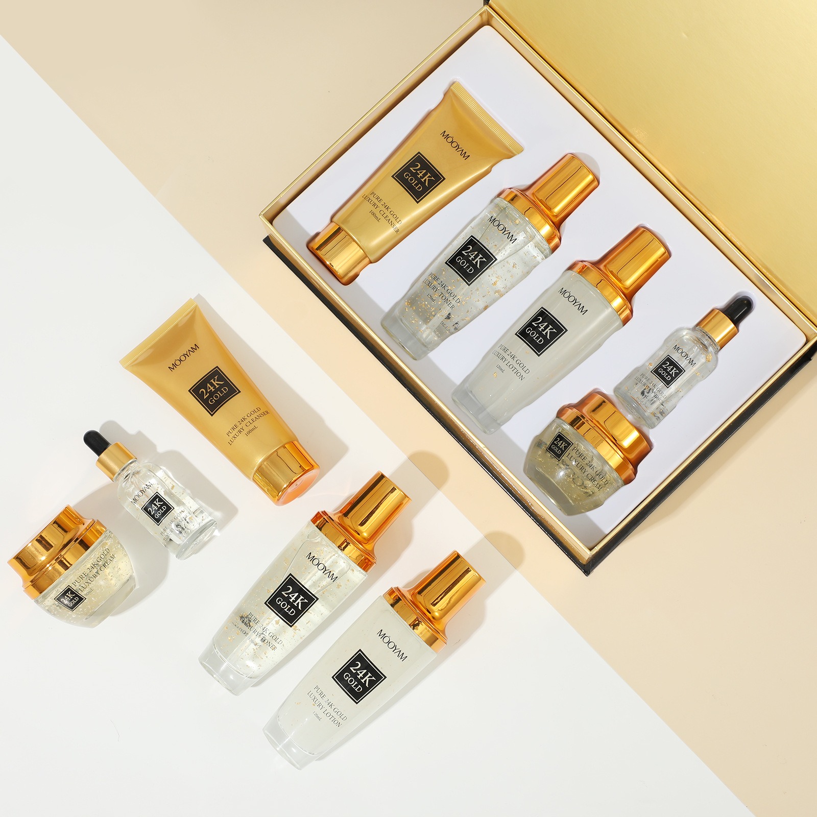 24 Ayar Altın LÜKS Nemlendiric - Luxury Skincare Sets incelemesi ve fiyatı